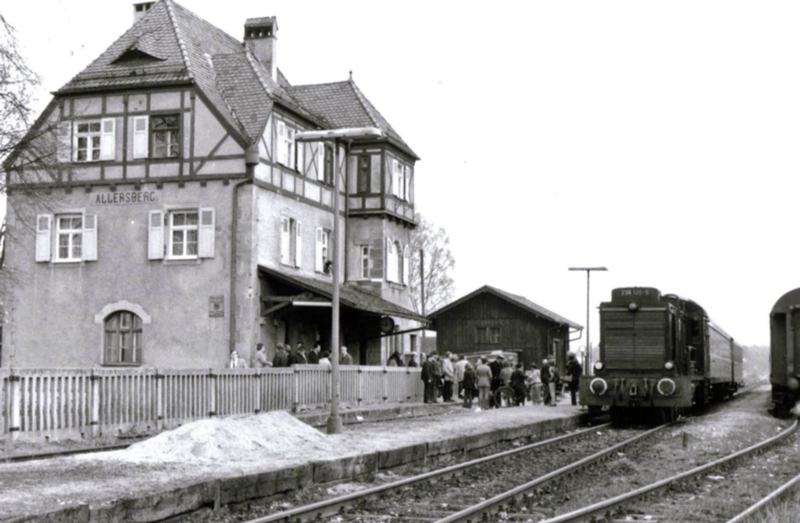 Schleuse 36 - Bahnhof Burgthann - Strecke nach Allersberg