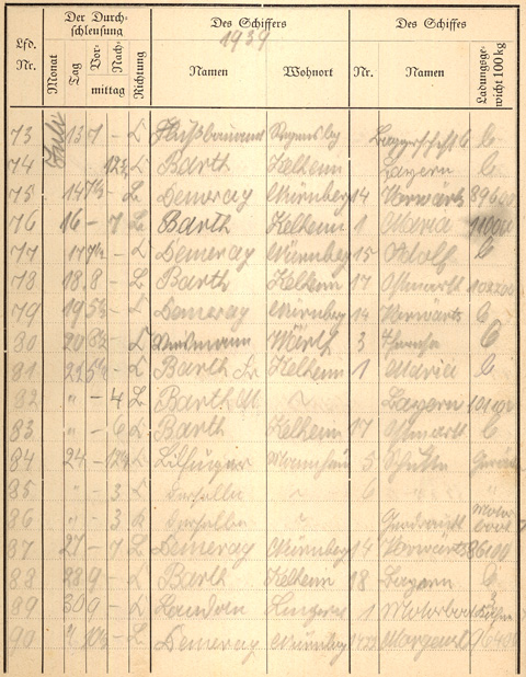 Ludwigskanal Schleuse 66 - Schleusenbuch