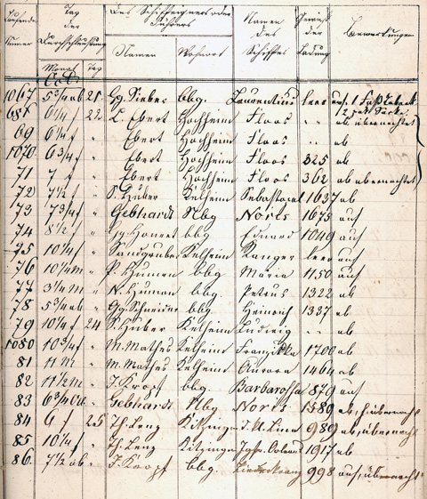 Ludwigskanal Schleuse 89 - Schleusenbuch