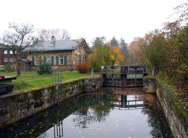 Bilder Ludwigskanal - Bild Schleuse 100 Bamberg