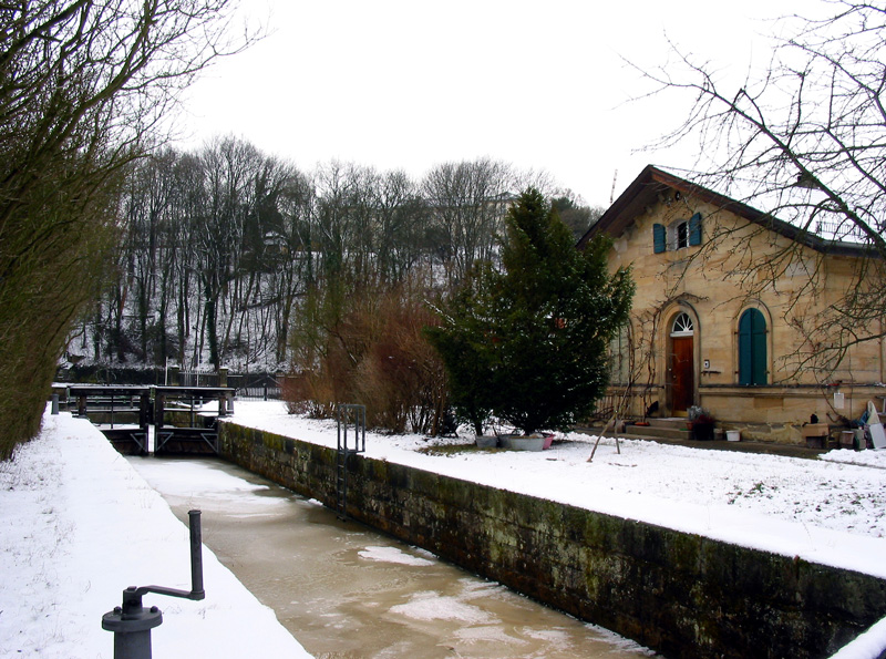 Bilder Ludwigskanal - Bild Schleuse 100 Bamberg