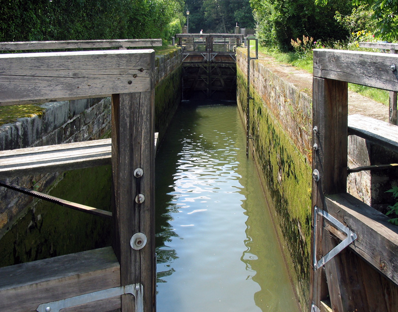 Bilder Ludwigskanal - Bild Schleuse 100 Bamberg