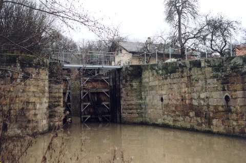 Bilder Ludwigskanal - Bild Schleuse 100 Bamberg