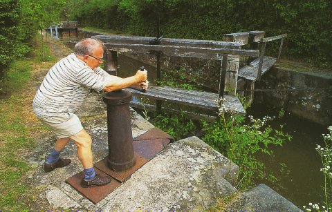 Bilder Ludwigskanal - Bild Schleuse 100 Bamberg