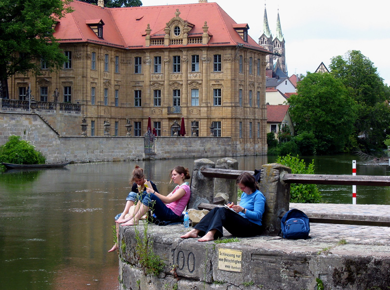 Bilder Ludwigskanal - Bild Schleuse 100 Bamberg