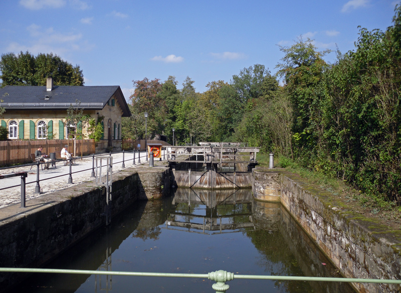 Bilder Ludwigskanal - Bild Schleuse 100 Bamberg