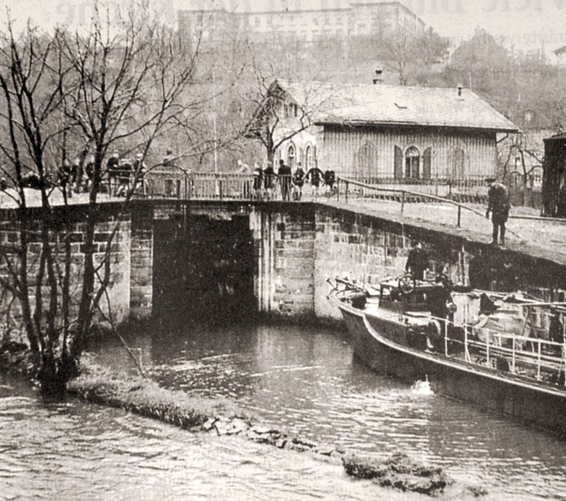 Bilder Ludwigskanal - Bild Schleuse 100 Bamberg