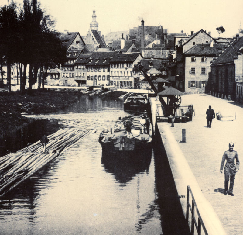 Bilder Ludwigskanal - Bild Schleuse 100 Bamberg