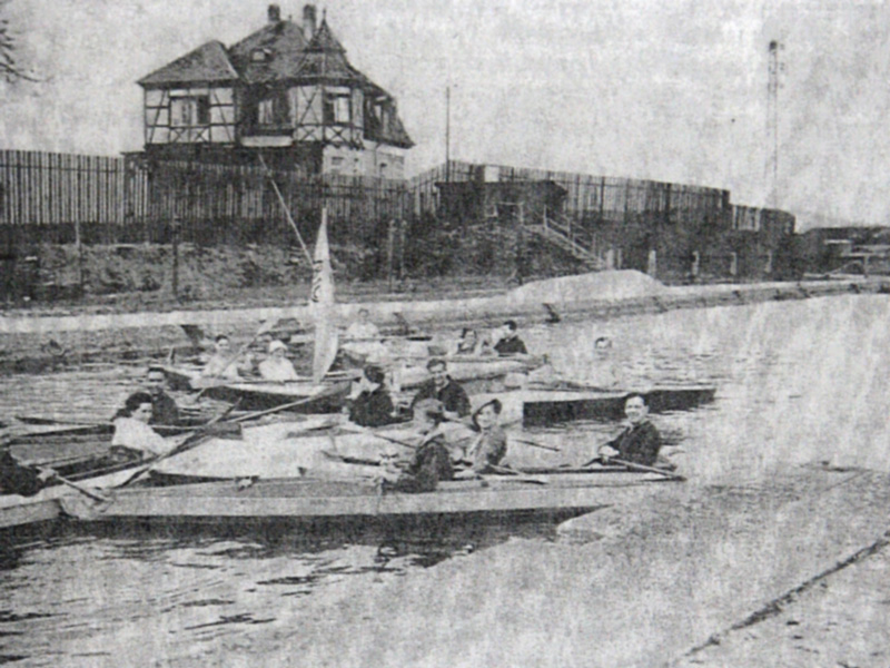 Bamberg - linker Regnitzarm - Schleuse 101 - Gaustadt