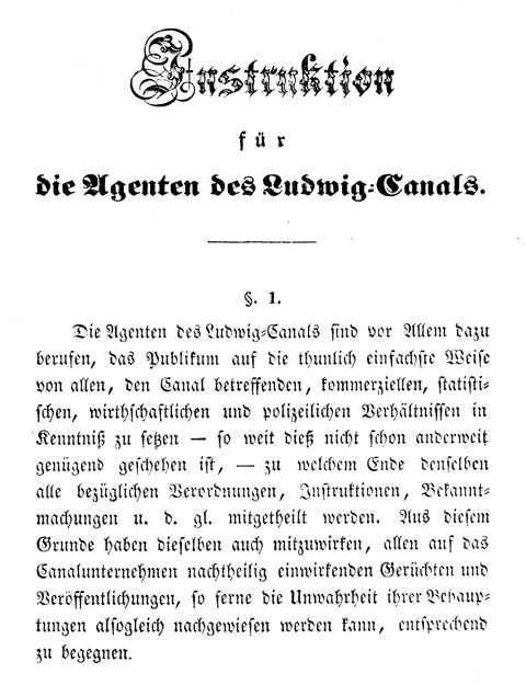 Ludwigskanal - Kanal-Agenten