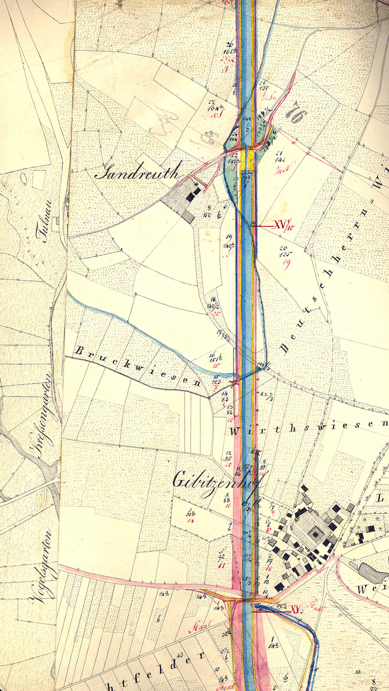 Ludwigskanal - Streckenverlauf