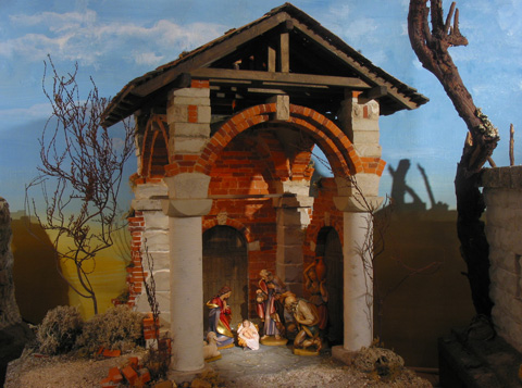 Roman Nativity Scene