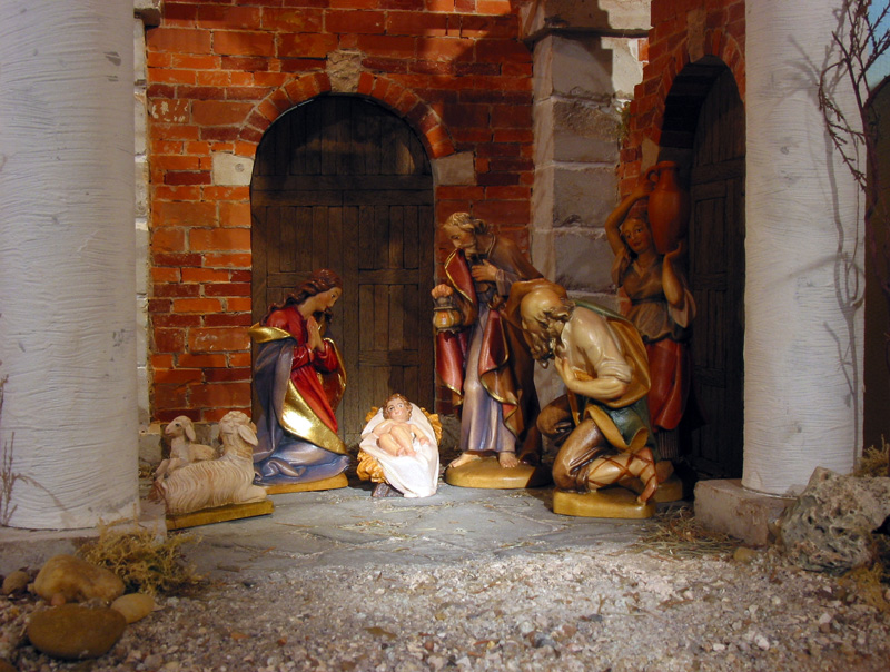 Roman Nativity Scene