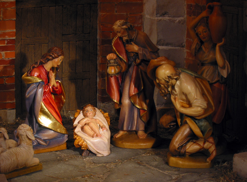 Roman Nativity Scene