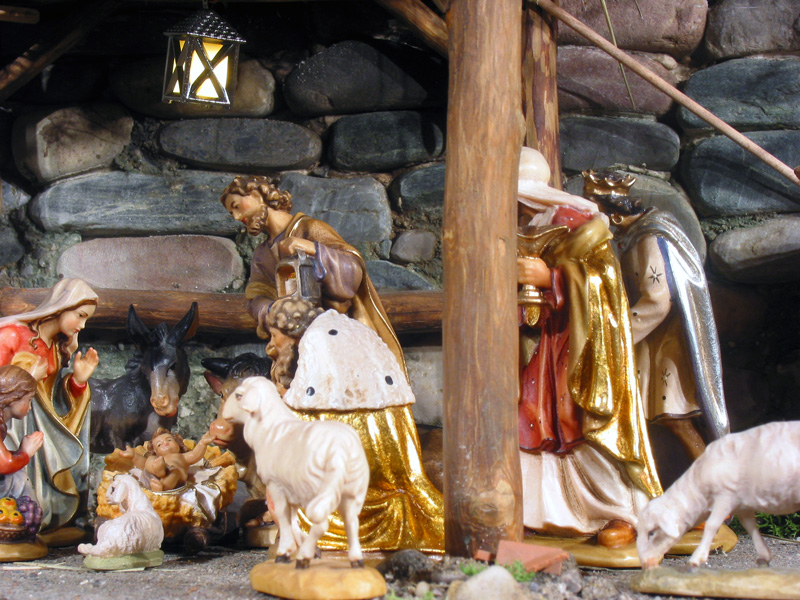 La crèche de la grange