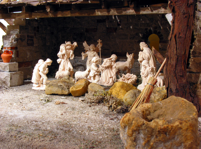 Stall Nativity Scene