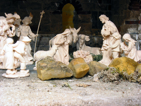 Stall Nativity Scene