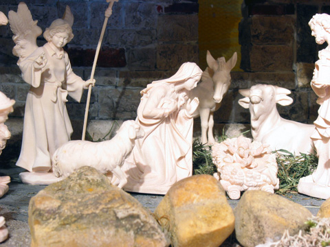 Stall Nativity Scene